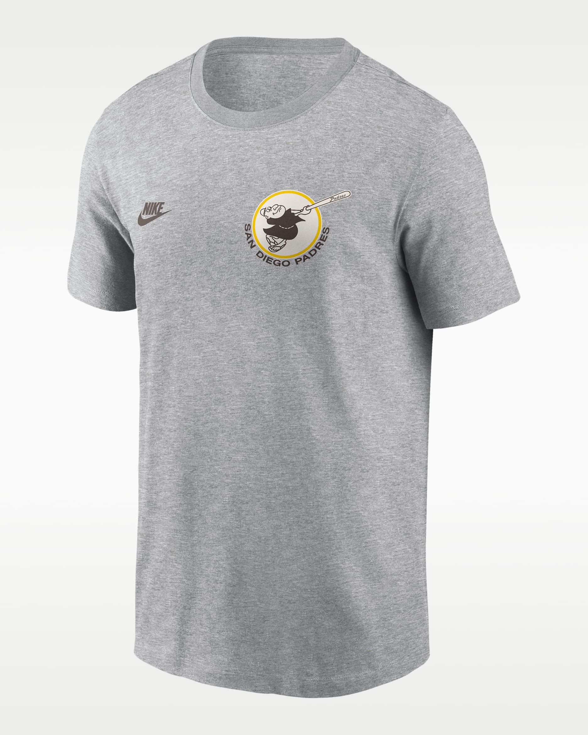 San Diego Padres Cooperstown 2-Hit Large Logo Men's Nike MLB T